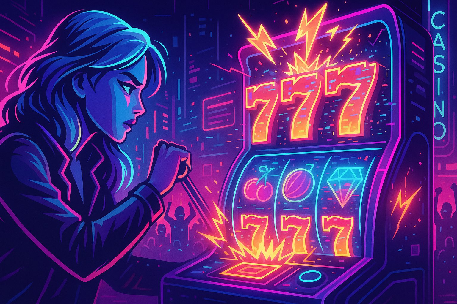 Ilustrasi permainan live casino dan slot online di tkp88